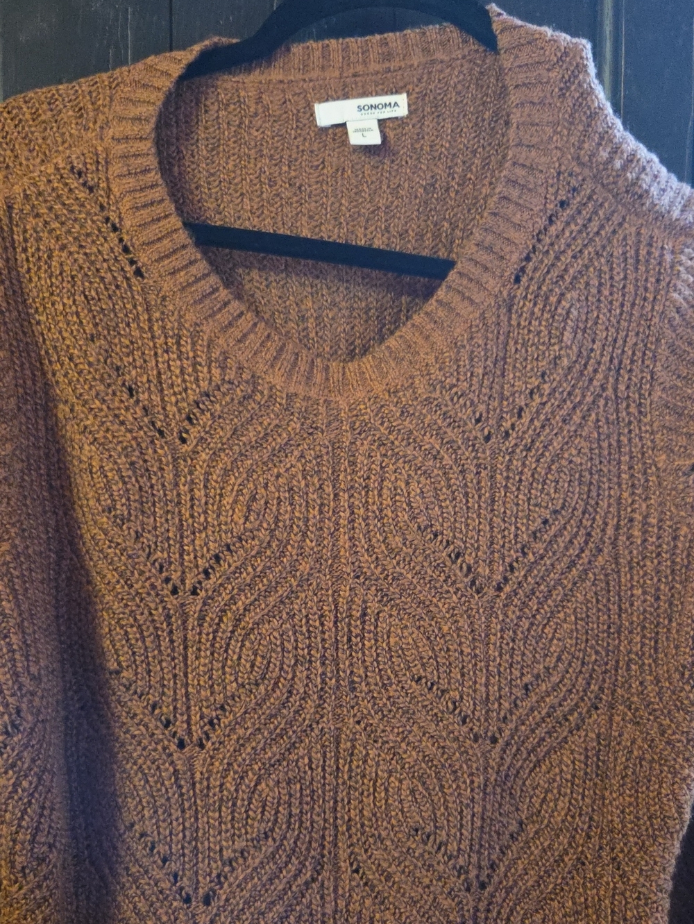 Brown Knit Sweater Pretty Design